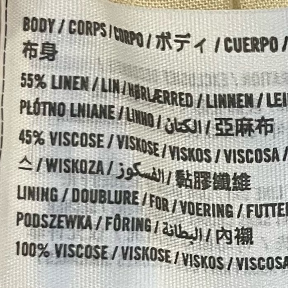 Abercrombie & Fitch Skort Small Scarlett Linen-Blend Wrap Blue floral print NWT - Picture 5 of 10